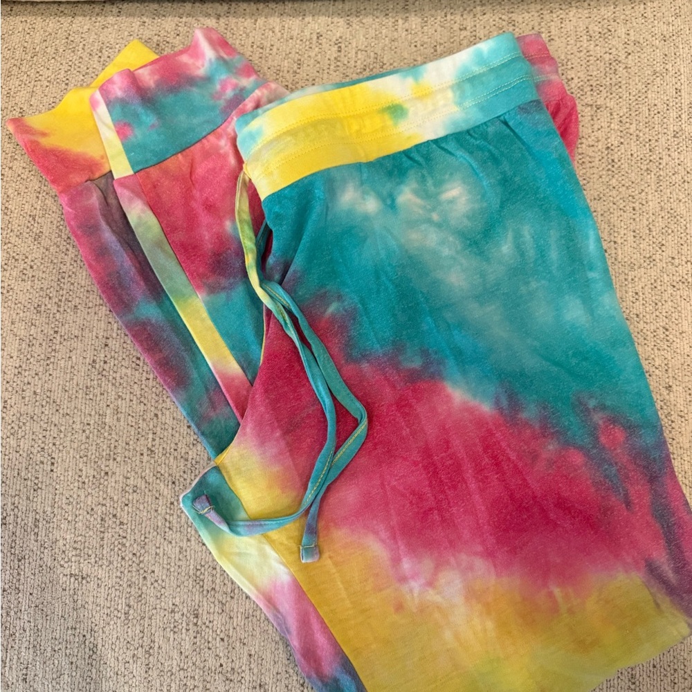 Colorful Tie-Dye Joggers